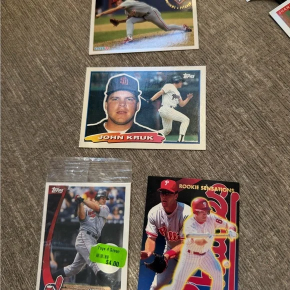 Lot 100+  Philadelphia Phillies Baseball Cards Schmidt Howard Thome Dykstra - Picture 9 of 11